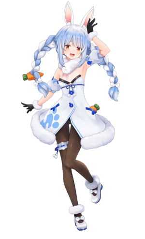 This is the Avatar Image for the Usada Pekora (Hololive JP) AI Voice and Text to Speech Generator